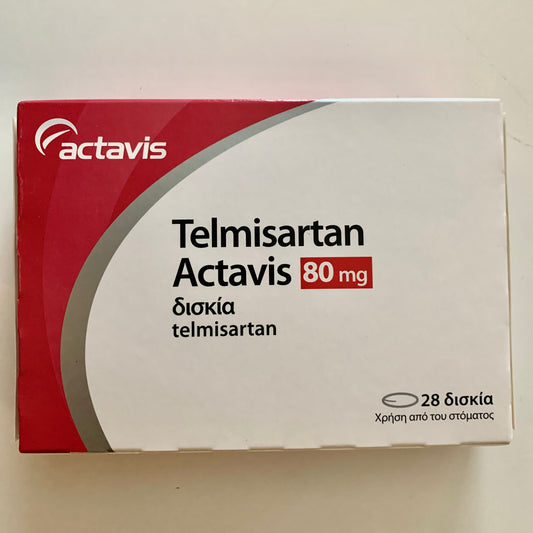 TELMISARTAN ACTAVIS PHARMA GRADE 28x80mg TABS