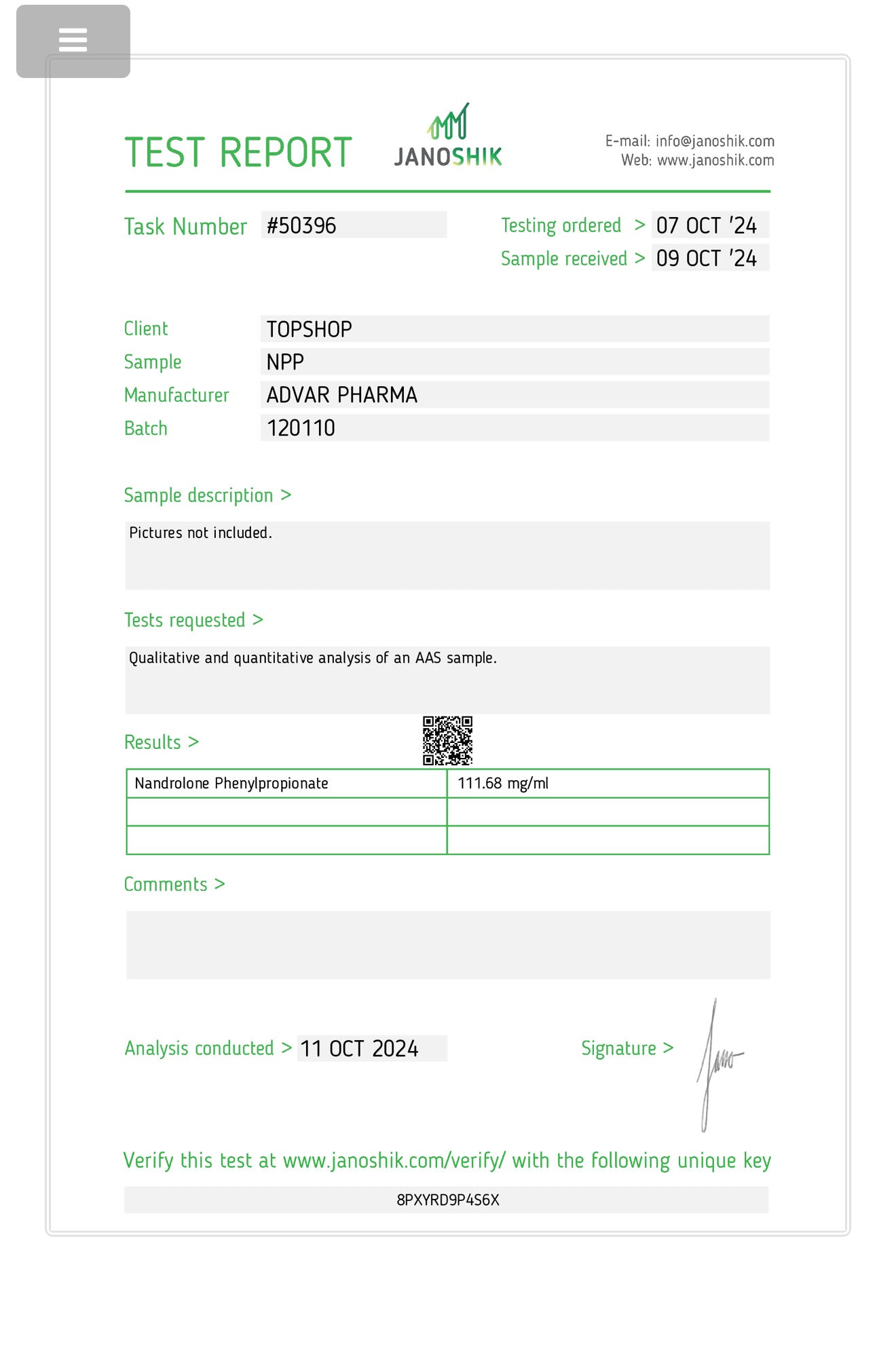 NPP (Nandrolone Phenylpropionate) 10ml vial 100mg/ml