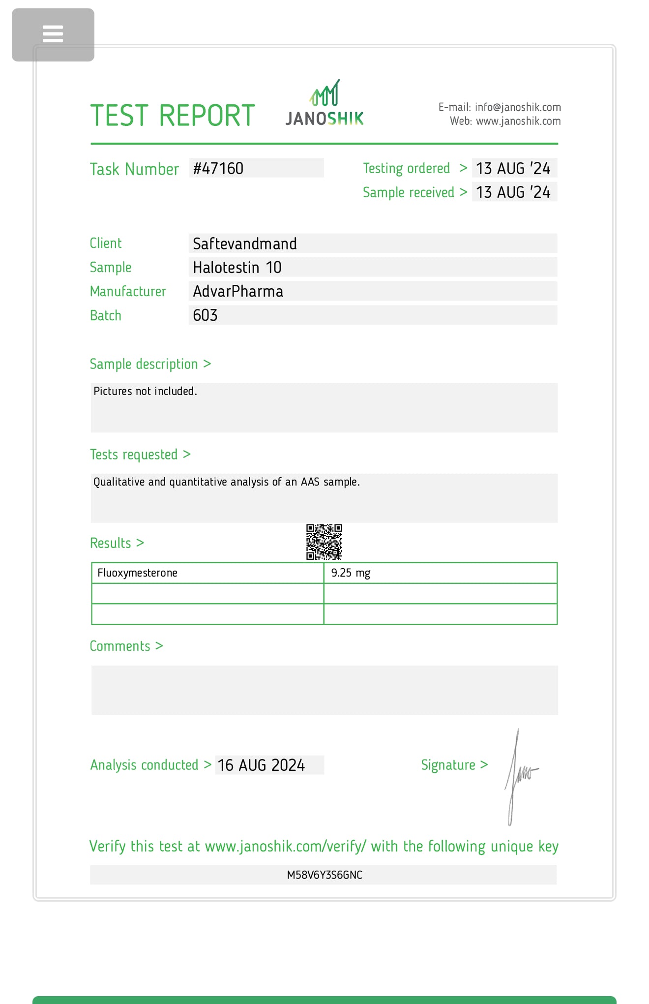 HALOTESTIN 40x 10mg TABS