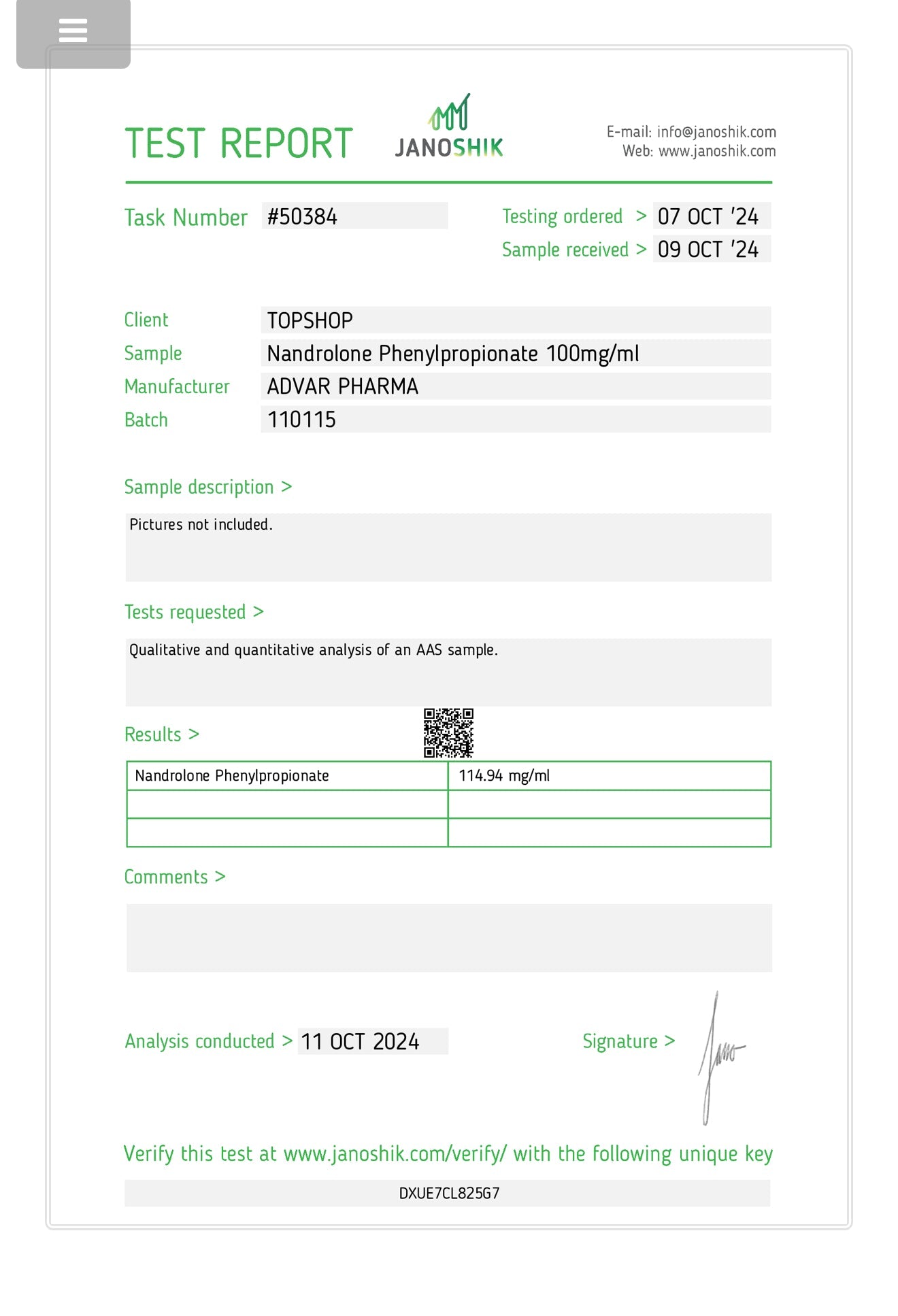 NPP (Nandrolone Phenylpropionate) 10ml vial 100mg/ml