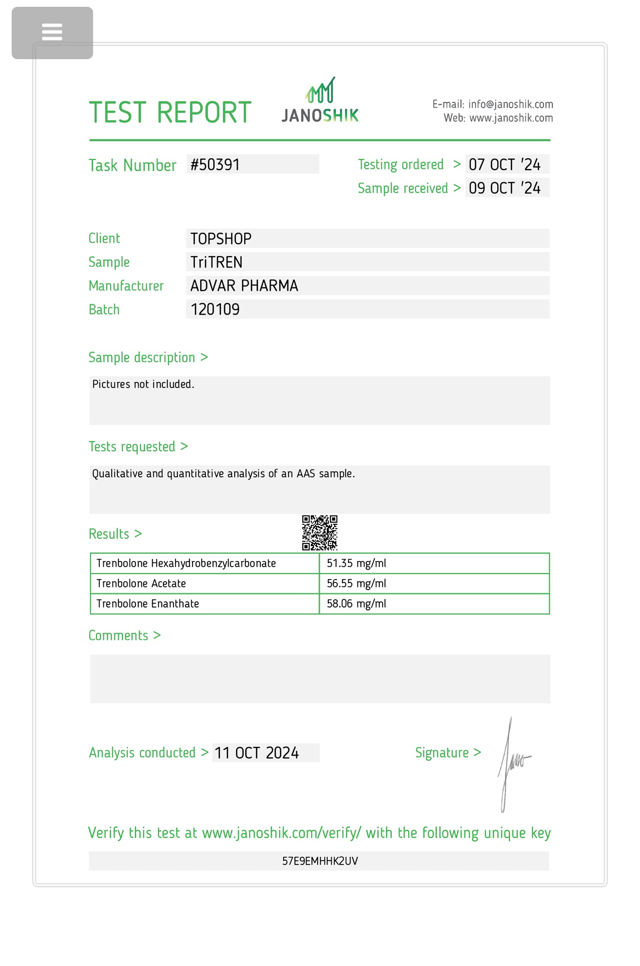 TRITREN (TREN MIX 150mg)