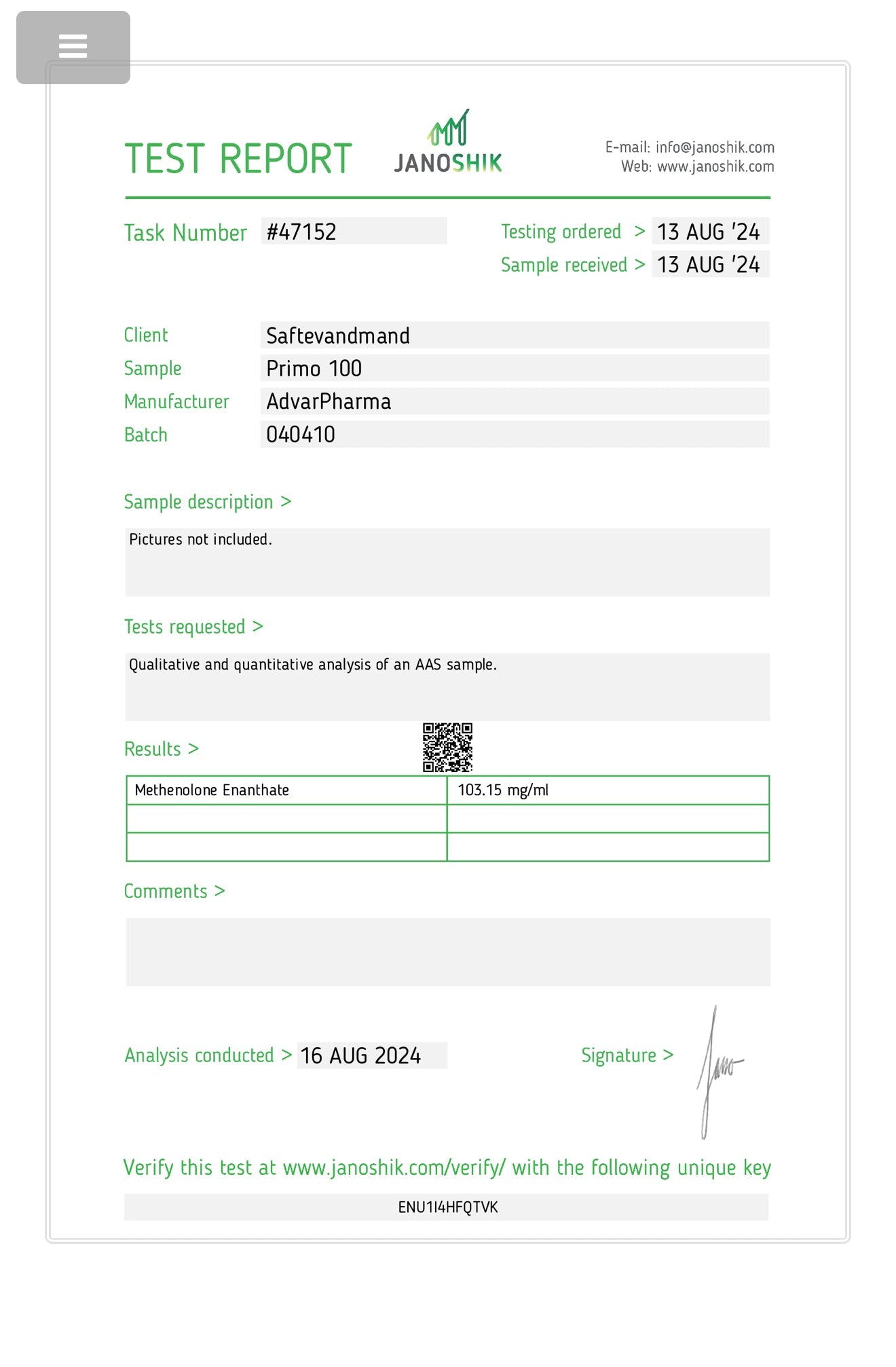 Primobolan 10ml Vial 100mg/ml