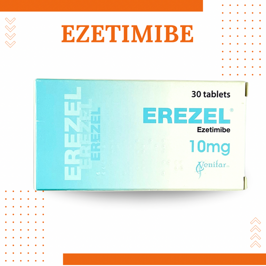 EZETIMIBE 30x 10mg TABS KOLESTEROL SÆNKENDE