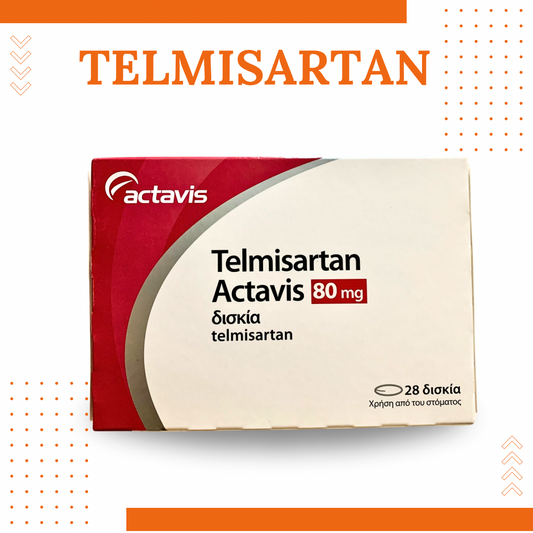 TELMISARTAN ACTAVIS PHARMA GRADE 28x80mg TABS