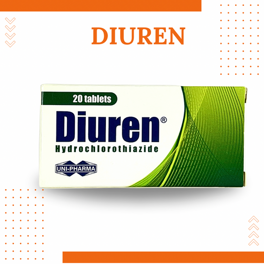 DIUREN/TRIAMTERENE (Hydrochlorothiazide VANDRIVENDE  PHARMA GRADE 20x25mg TABS
